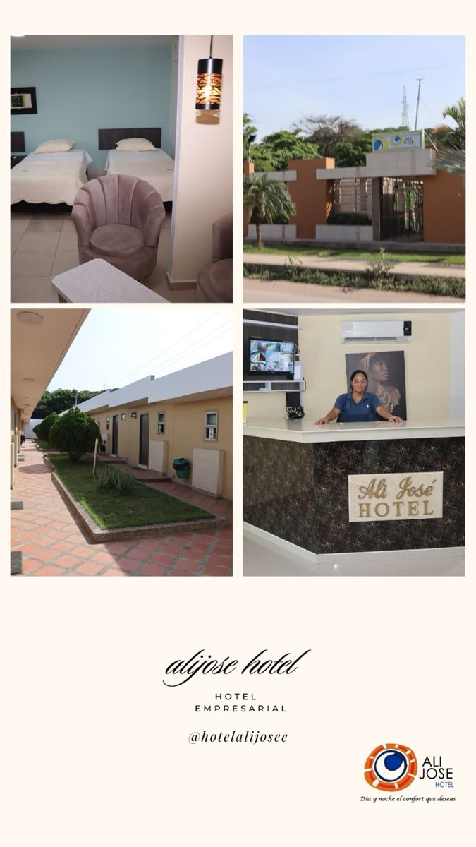Instalaciones del Hotel Ali José en Cuestecitas